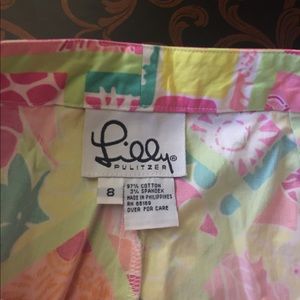 Lilly Pulitzer cropped pants size 8